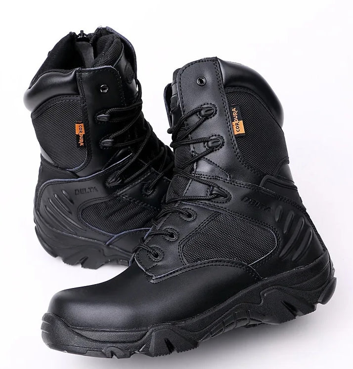Fortrex | Onverwoestbare legerlaarzen voor heren – winter, outdoor, tactisch, schokabsorberend, slipvast