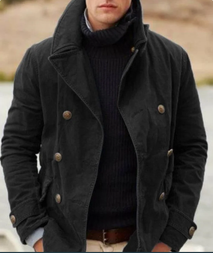 Eronel | Casual double breasted jas – stijlvolle lichtgewicht blazer met slim fit en ademend materiaal