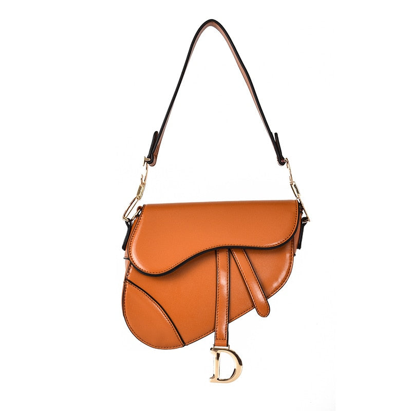 Cavessa | Luxe damestas – PU-leren Zadel Crossbody, elegante designerhandtas voor dames