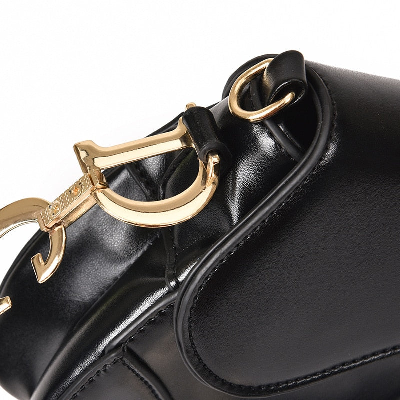Cavessa | Luxe damestas – PU-leren Zadel Crossbody, elegante designerhandtas voor dames