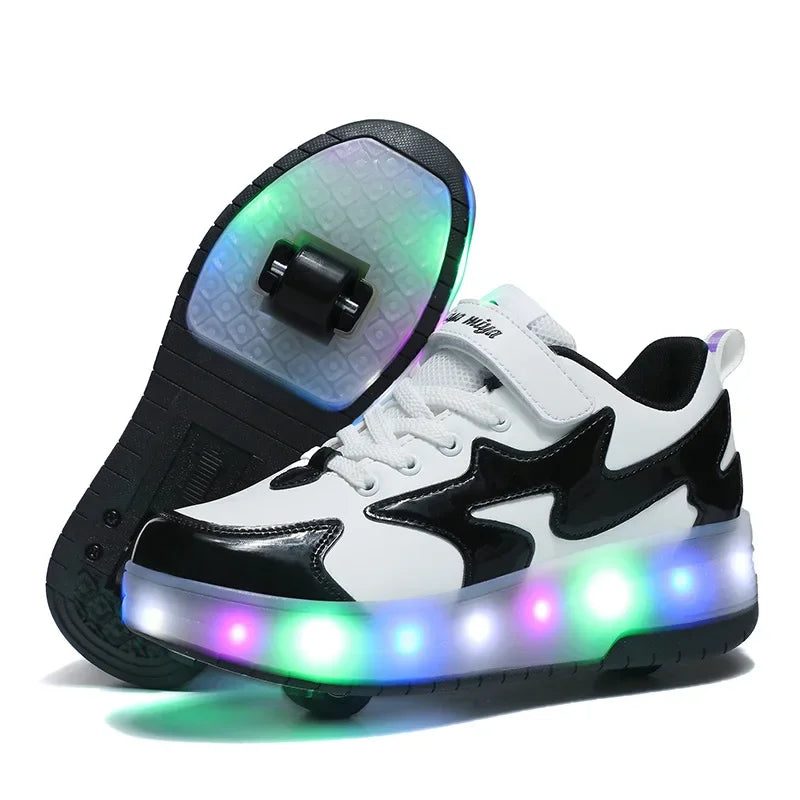 Rollix | 2-Wheel Roller Skate Shoes – Durable Outdoor Skating Sneakers