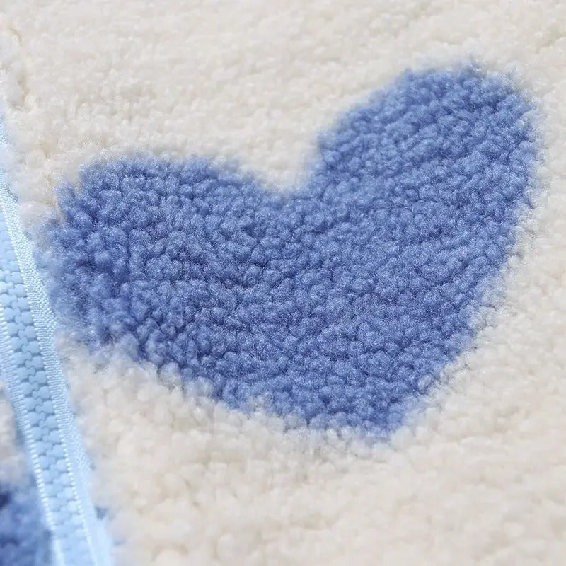 Amariel | Omkeerbaar jasje met hartjesprint voor dames – Comfortabele, lichtgewicht casual bovenkleding