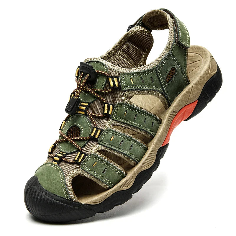 ComforTrek | Leren herensandalen - duurzaam en ademend zomerschoeisel