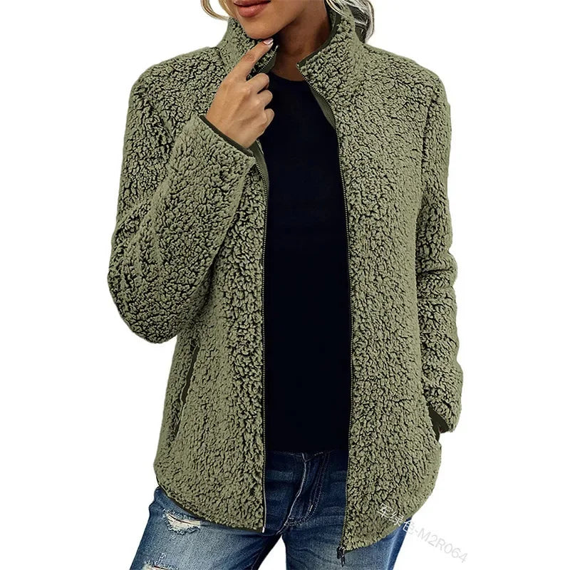 Lyraelle | Dames winter fleece jas – Warme, lichtgewicht casual jas