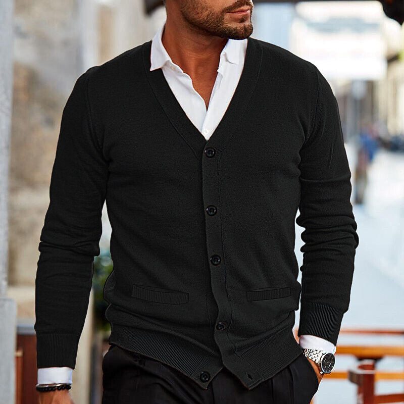Braxen | Casual gebreid vest voor heren – katoenmix, comfortabele pasvorm