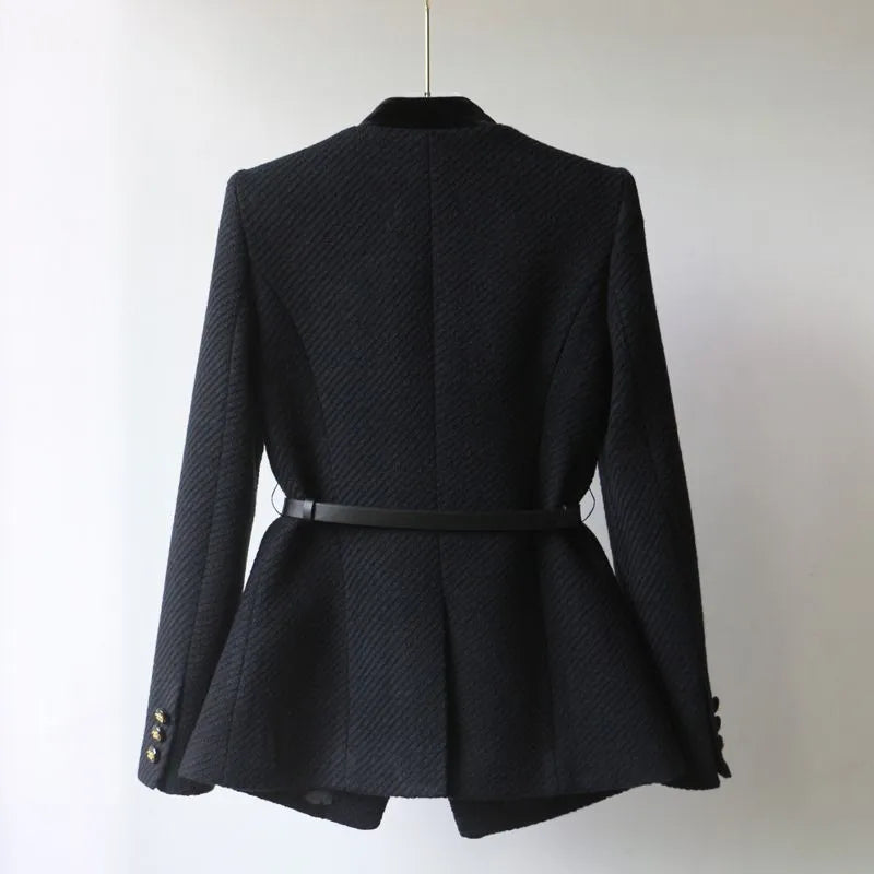 Maelis | Tijdloze damesjas, lange mouwen, klassieke pasvorm, wolmix, elegante bovenkleding