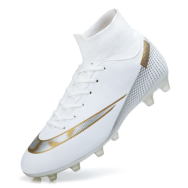 GripStrike | Heren Voetbalschoenen Hoge Enkel - Ademende Outdoor Voetbalschoenen, Antislip Turf Trainers