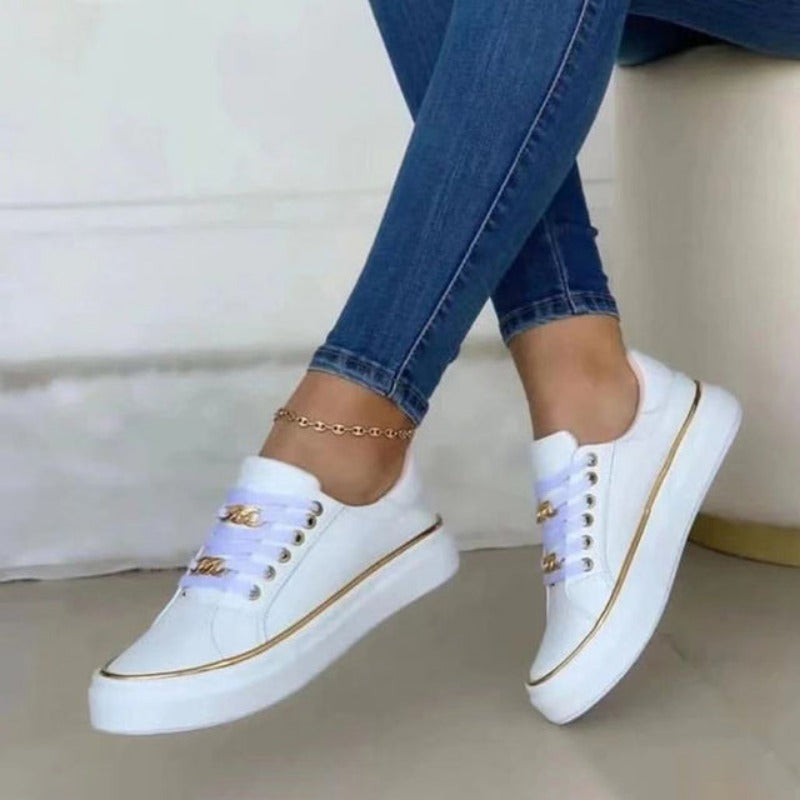 Trava | Vrouwen Slip-On Casual Platte Sneakers - Comfort Alledaagse Schoenen