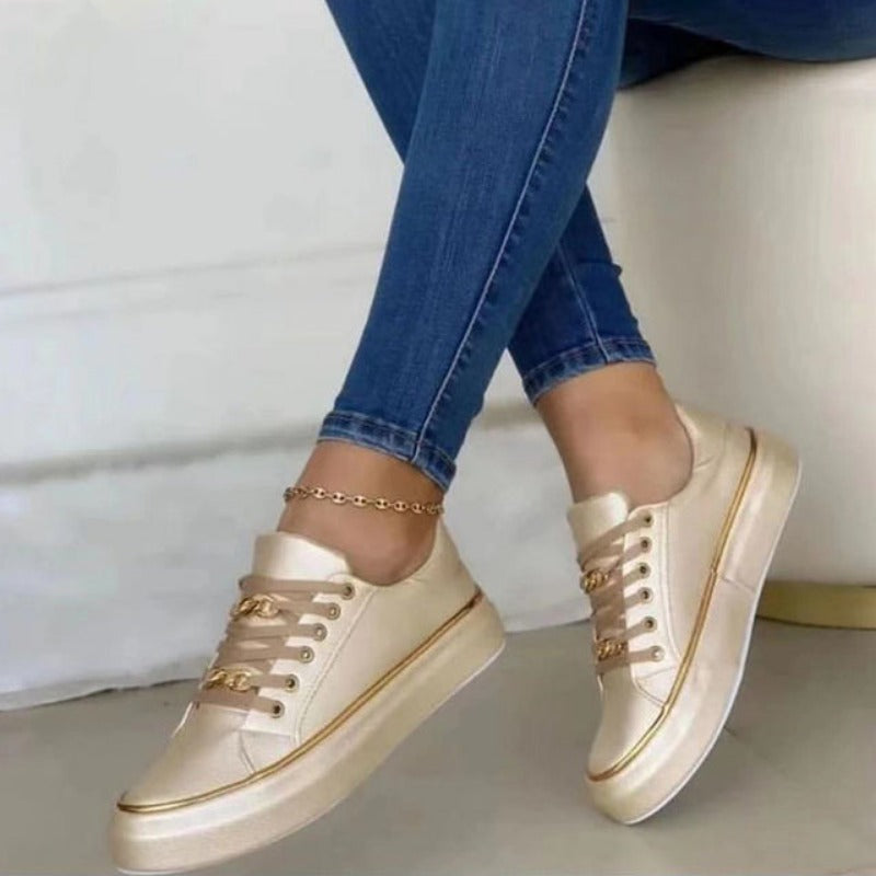 Trava | Vrouwen Slip-On Casual Platte Sneakers - Comfort Alledaagse Schoenen