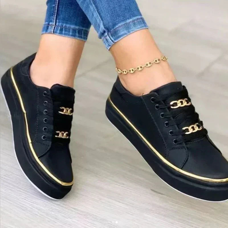 Trava | Vrouwen Slip-On Casual Platte Sneakers - Comfort Alledaagse Schoenen