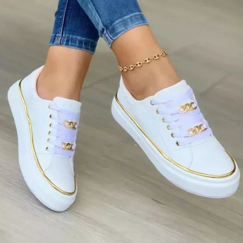 Trava | Vrouwen Slip-On Casual Platte Sneakers - Comfort Alledaagse Schoenen