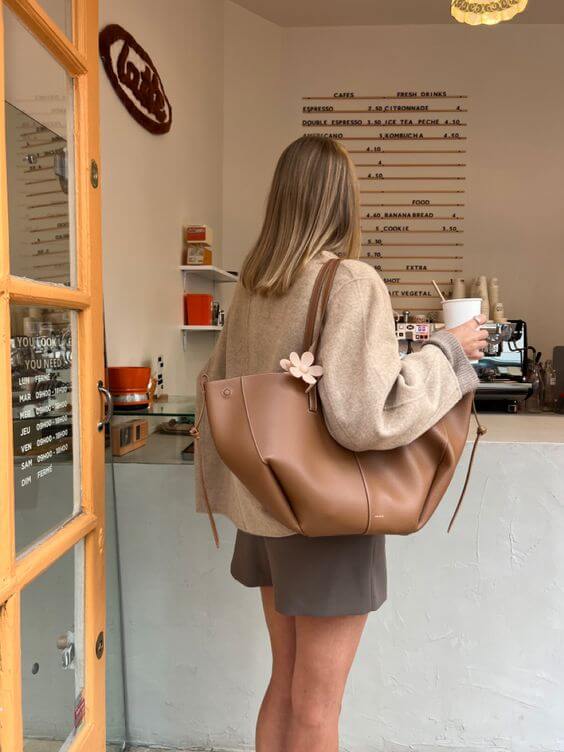 Tovala | Grote Capaciteit Vintage Leren Tote Tas voor Vrouwen - Klassieke Schoudertas