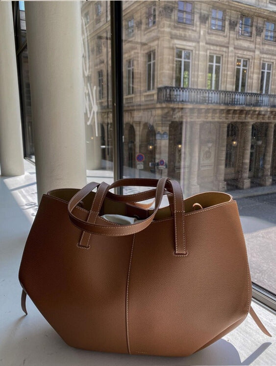 Tovala | Grote Capaciteit Vintage Leren Tote Tas voor Vrouwen - Klassieke Schoudertas