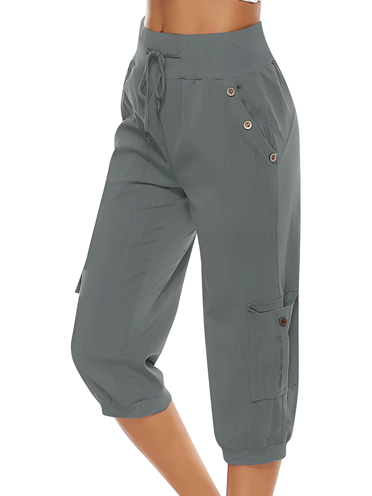 Trillia | Casual Capri broek voor dames - Lichtgewicht broek met losse pasvorm