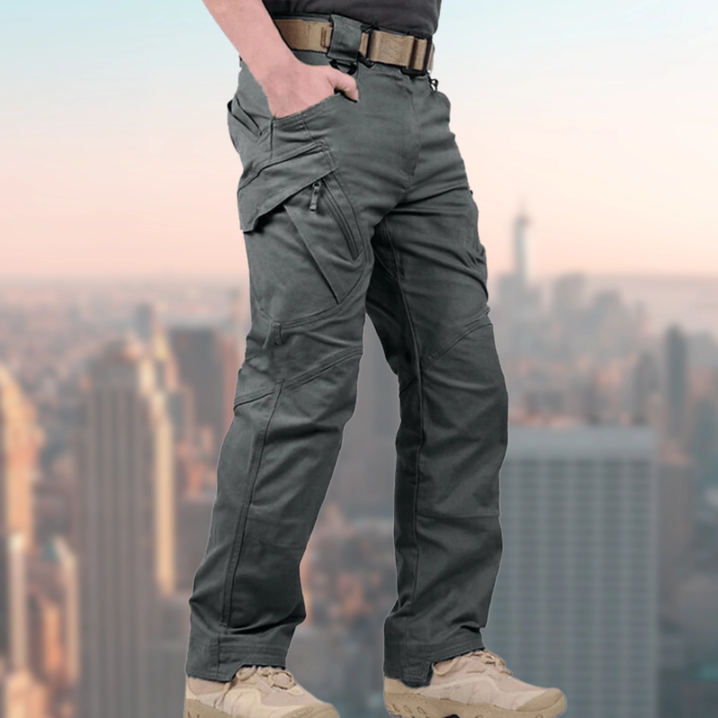 Worrin | Heren Tactical Cargo Broek – Ademend, Outdoor, Multi-Zak, Duurzaam, Militaire Stijl