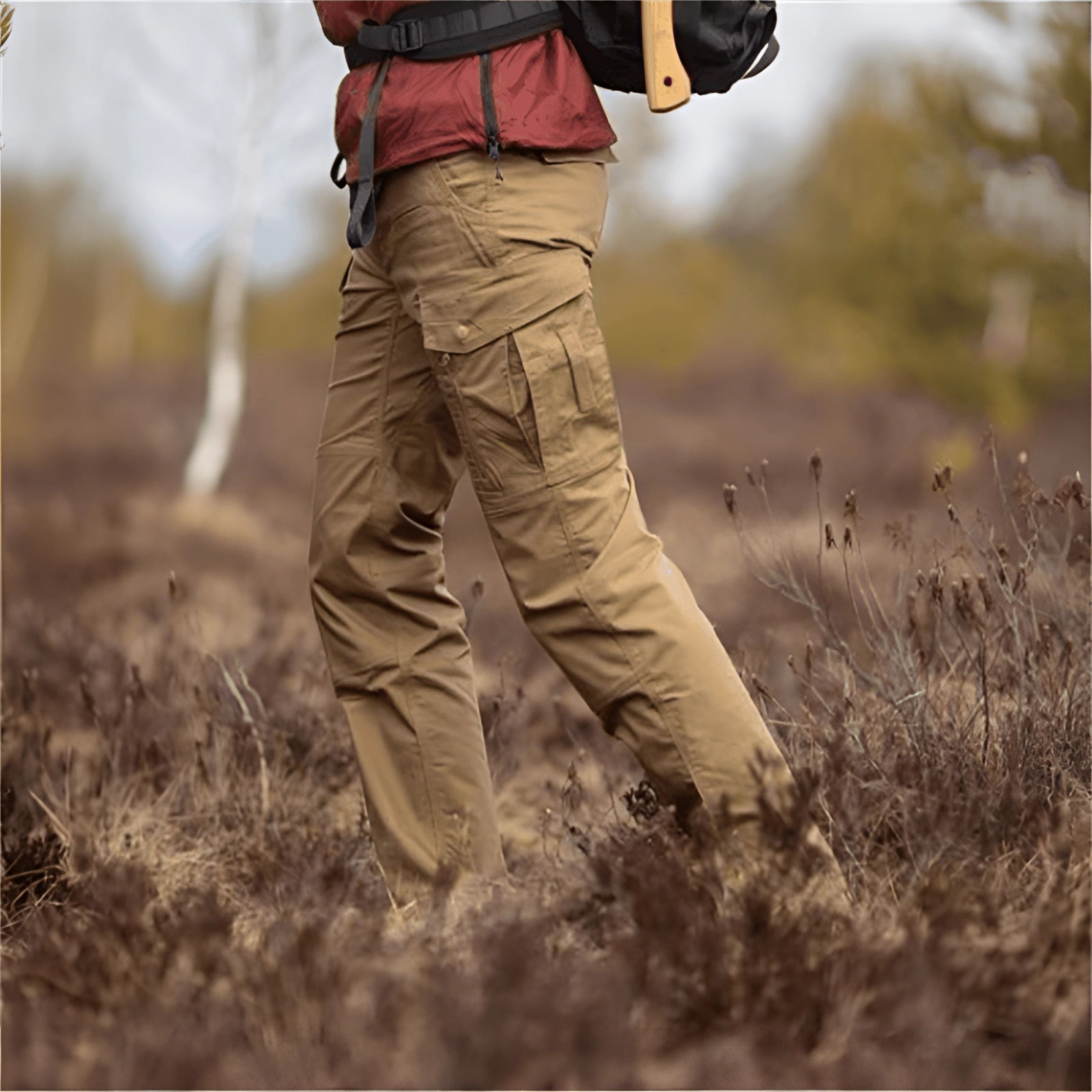 Worrin | Heren Tactical Cargo Broek – Ademend, Outdoor, Multi-Zak, Duurzaam, Militaire Stijl
