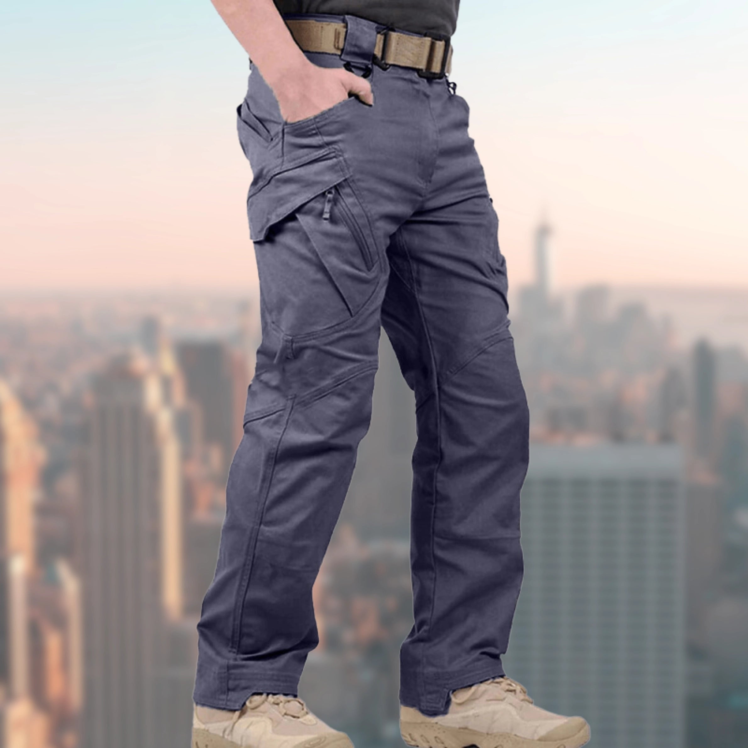 Worrin | Heren Tactical Cargo Broek – Ademend, Outdoor, Multi-Zak, Duurzaam, Militaire Stijl