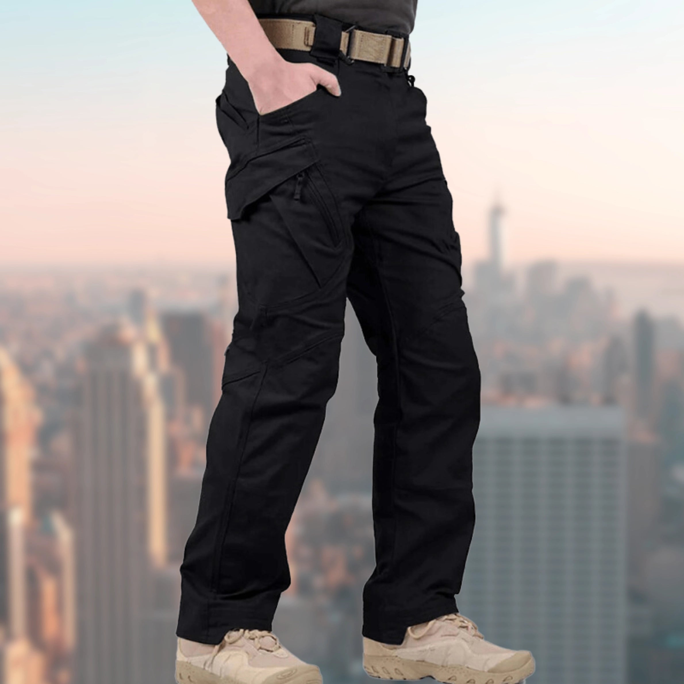 Worrin | Heren Tactical Cargo Broek – Ademend, Outdoor, Multi-Zak, Duurzaam, Militaire Stijl