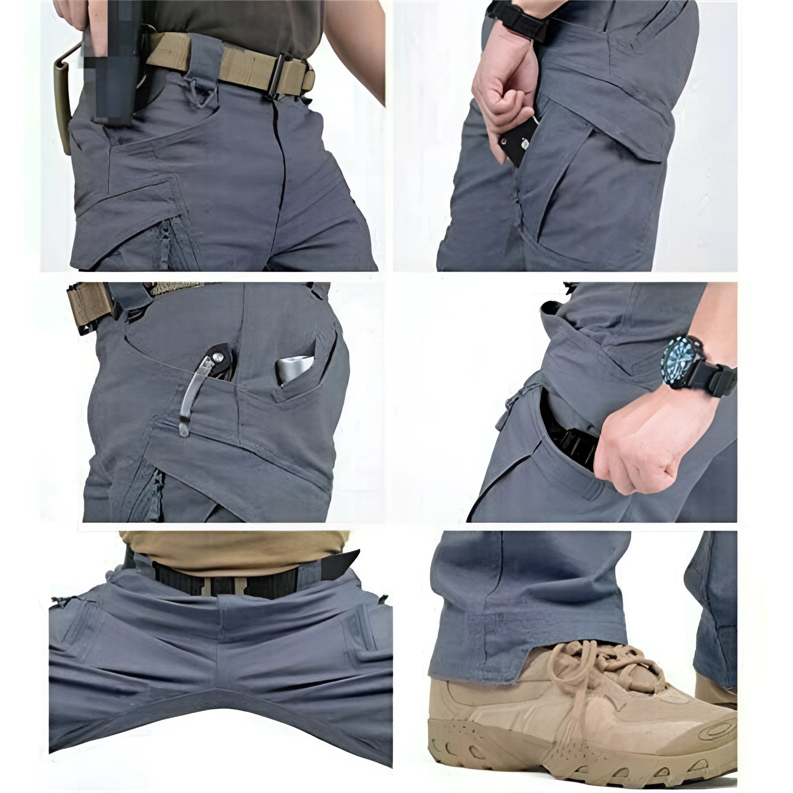 Worrin | Heren Tactical Cargo Broek – Ademend, Outdoor, Multi-Zak, Duurzaam, Militaire Stijl