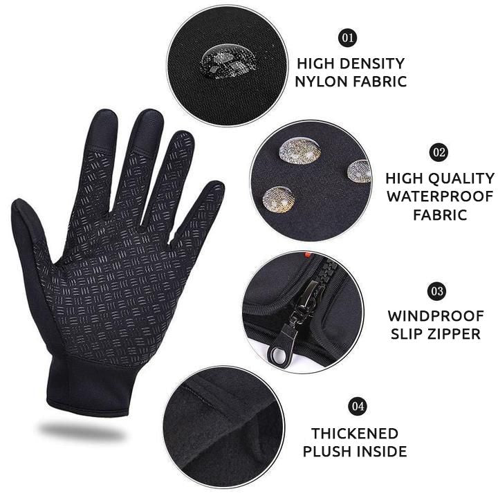 WarmGrip | Unisex thermische winterhandschoenen – geschikt voor touchscreens, winddicht, waterdicht