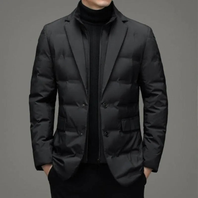 Damir | Moderne pufferblazer voor heren – Lichtgewicht gewatteerde jas, casual en kantooroutfit