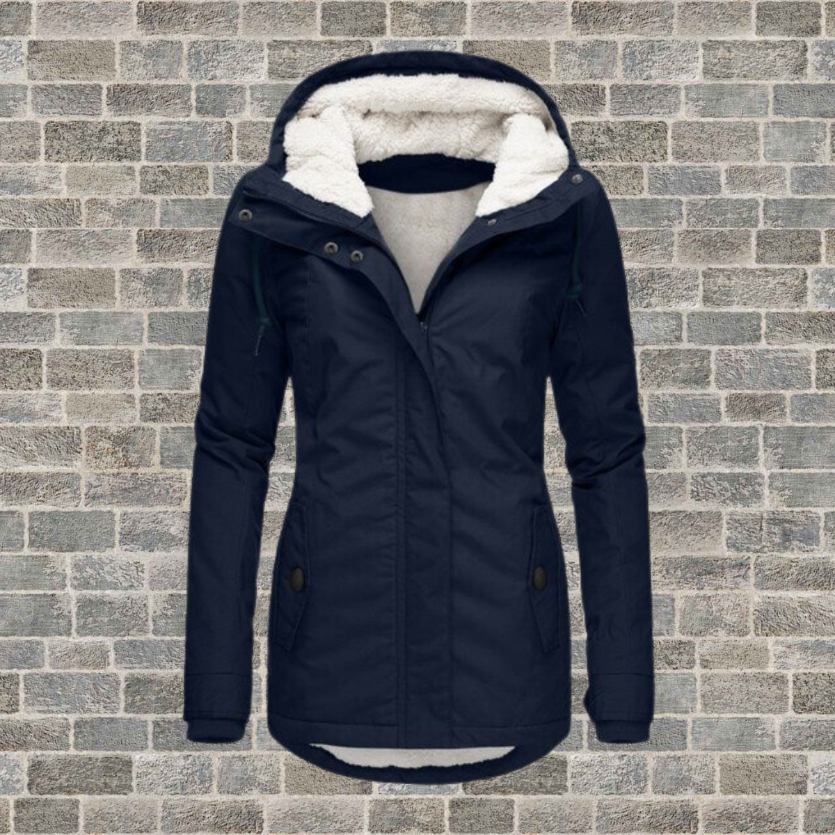 Adelaine | Damesjas met capuchon en fleecevoering – Winterjas, veelzijdige bovenkleding