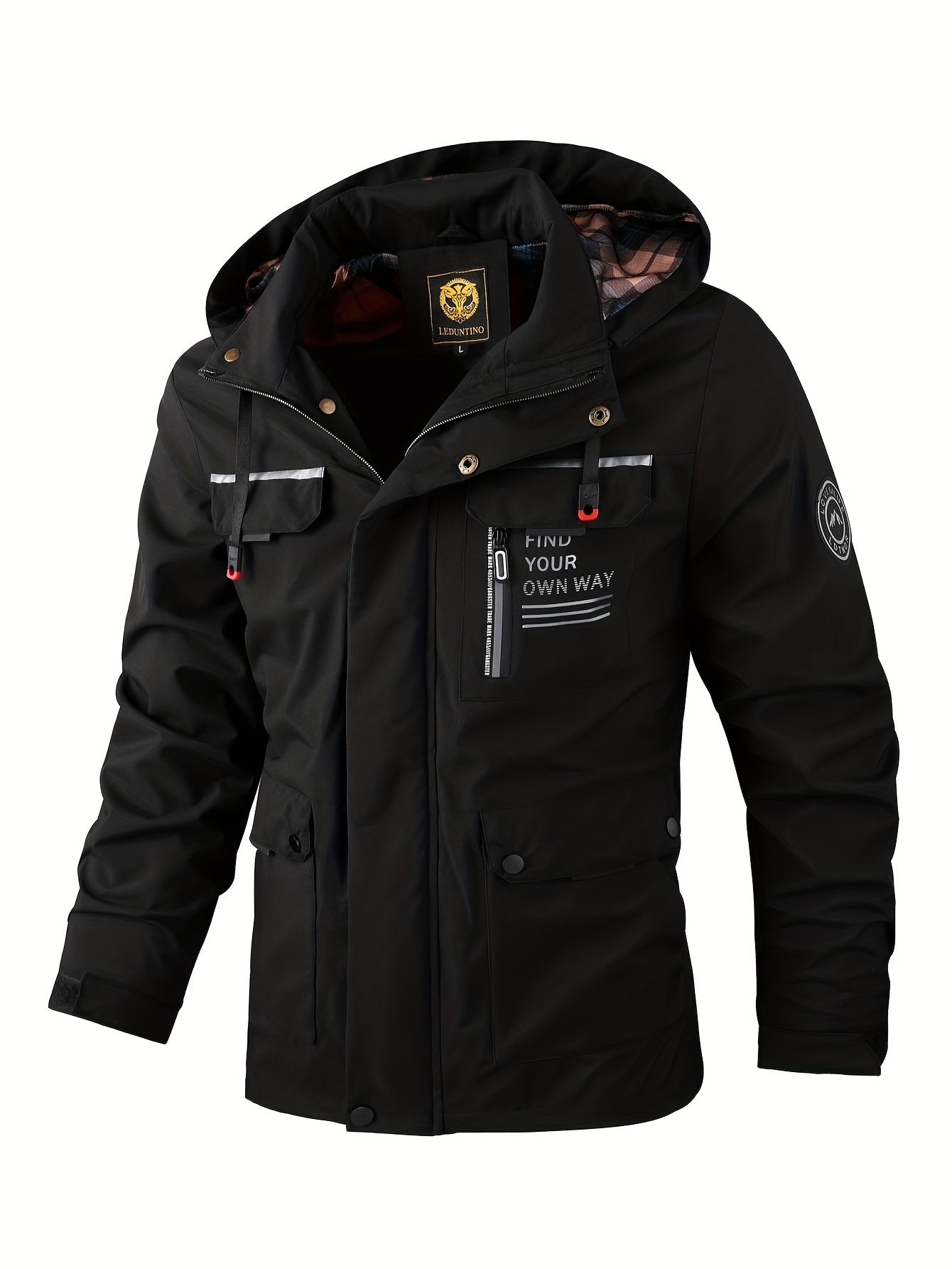 Gudric | Winterjas voor heren – waterdicht, winddicht, ademend, met capuchon, casual en sportief