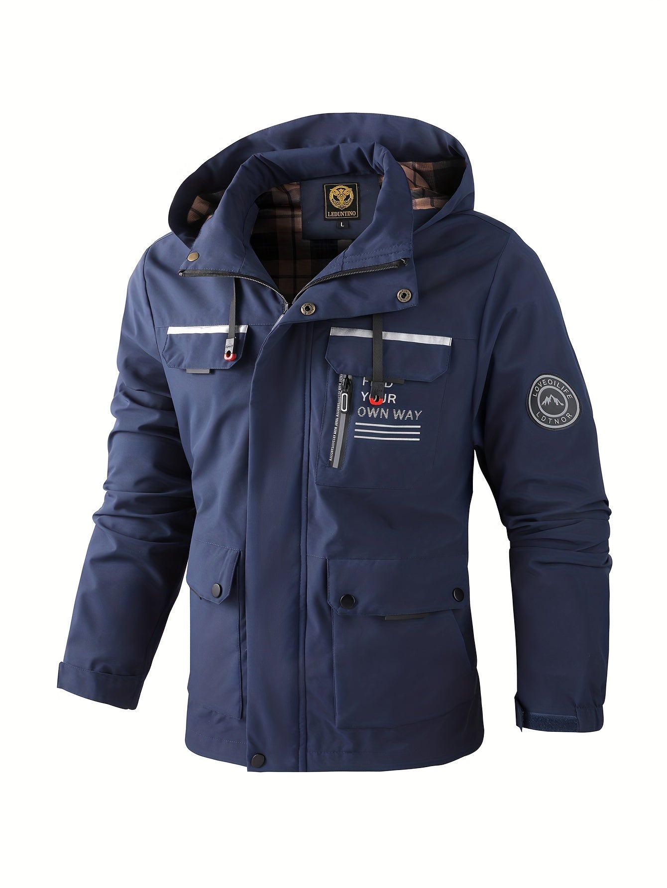 Gudric | Winterjas voor heren – waterdicht, winddicht, ademend, met capuchon, casual en sportief