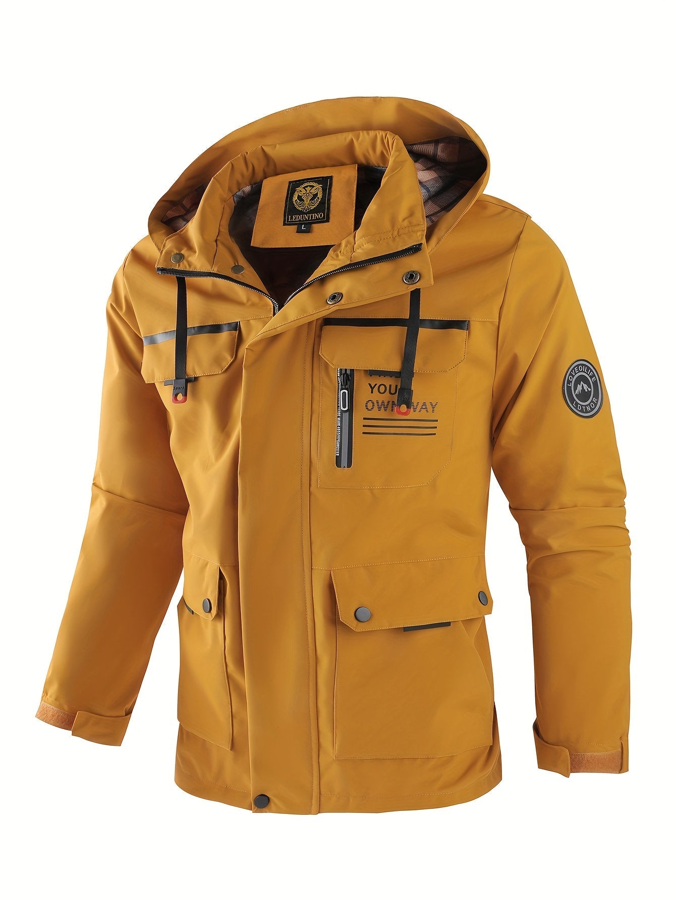 Gudric | Winterjas voor heren – waterdicht, winddicht, ademend, met capuchon, casual en sportief