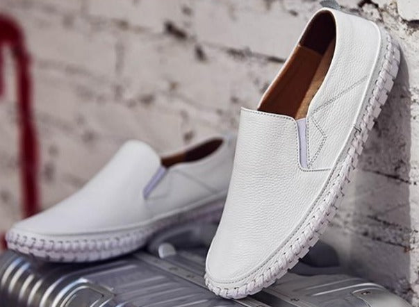 VeroStep | Orthopedische Leren Herenschoenen - Platte Casual Comfort Schoenen