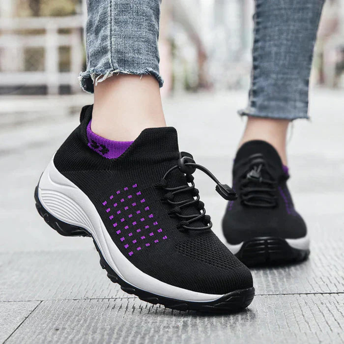 Orthiq | Unisex orthopedische wandelschoenen - ademende gebreide sneakers voor verlichting van voetpijn