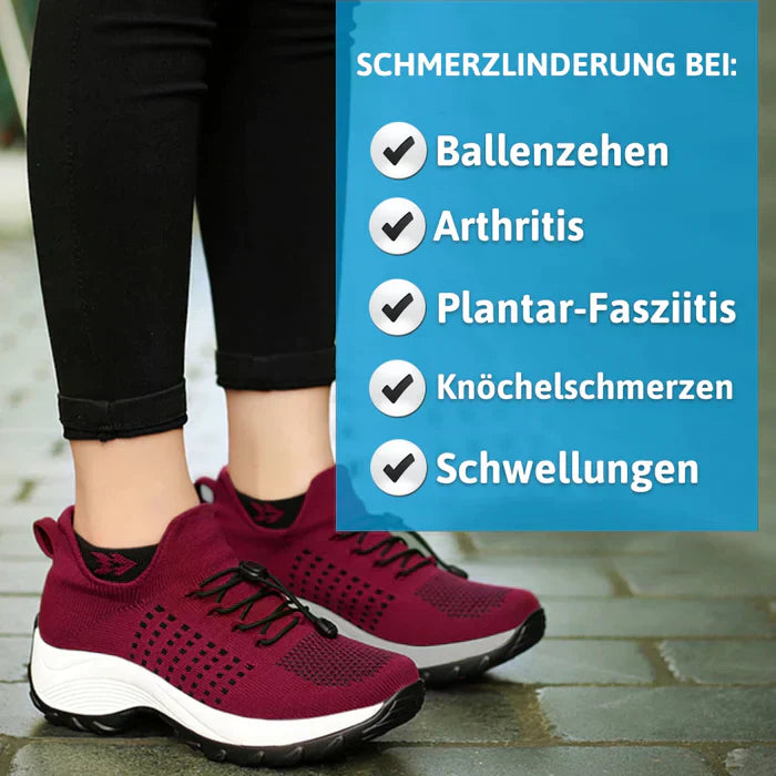 Orthiq | Unisex orthopedische wandelschoenen - ademende gebreide sneakers voor verlichting van voetpijn