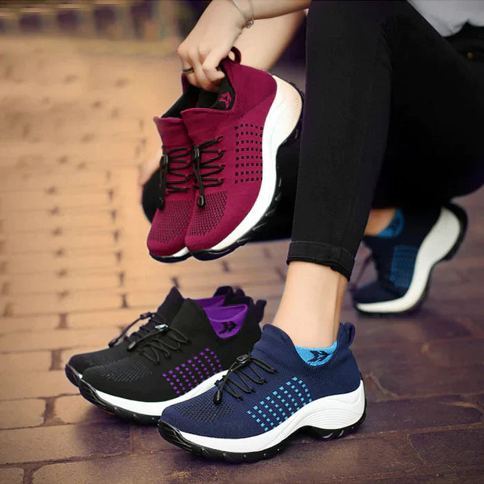 Orthiq | Unisex orthopedische wandelschoenen - ademende gebreide sneakers voor verlichting van voetpijn