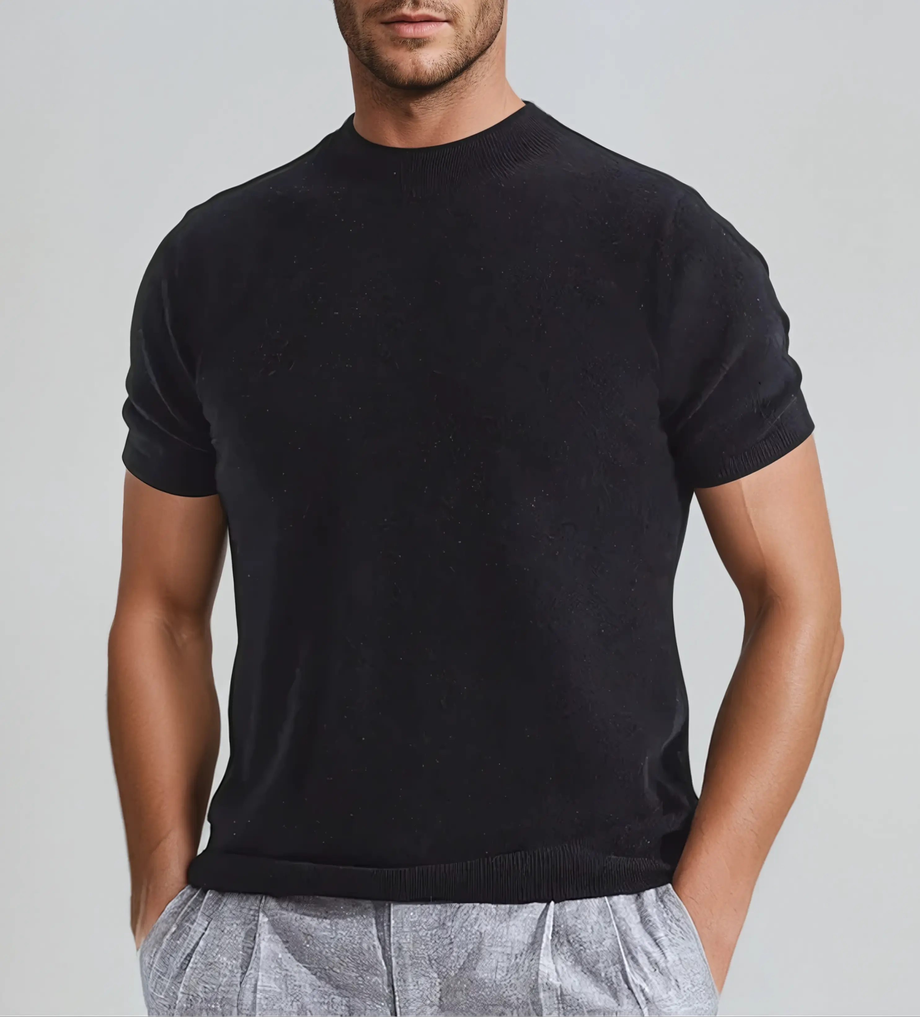 Larz | Luxe zacht kasjmier T-shirt voor heren – Premium comfort, lichtgewicht, perfect voor werk en vrije tijd