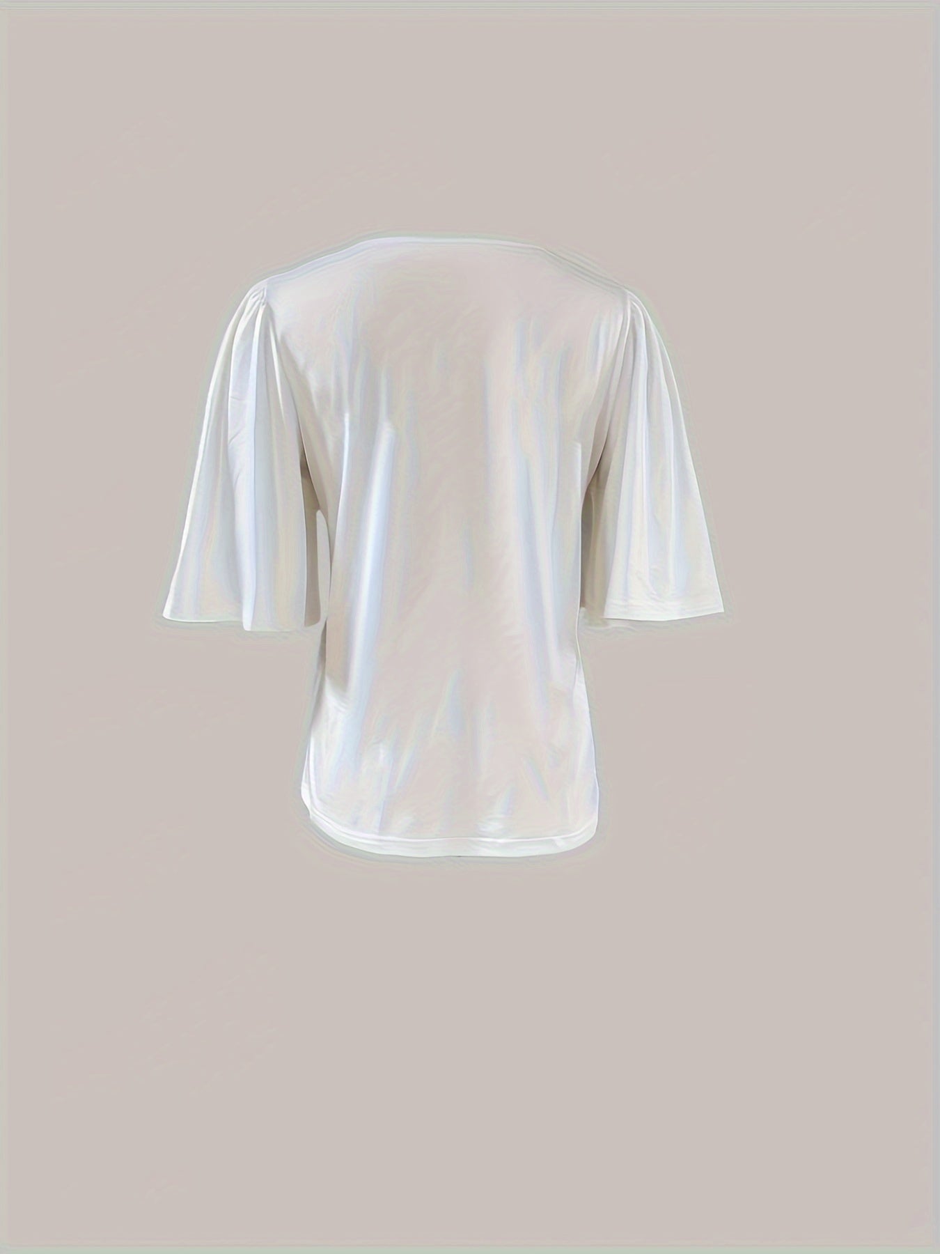 Ismerie | Blouse met bloemenprint voor dames - V-hals, gerimpelde mouwen, lichtgewicht en elegant