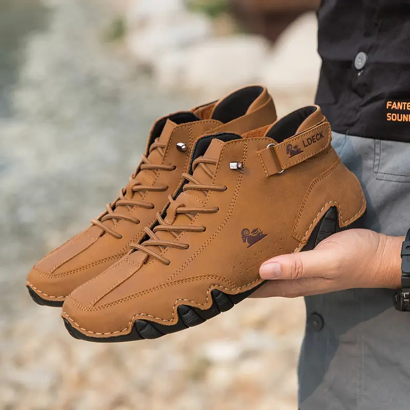 Bootrek | Heren Suède Enkellaars Sneakers – Stijlvolle Casual Boots met Slijtvaste Antislip Zool