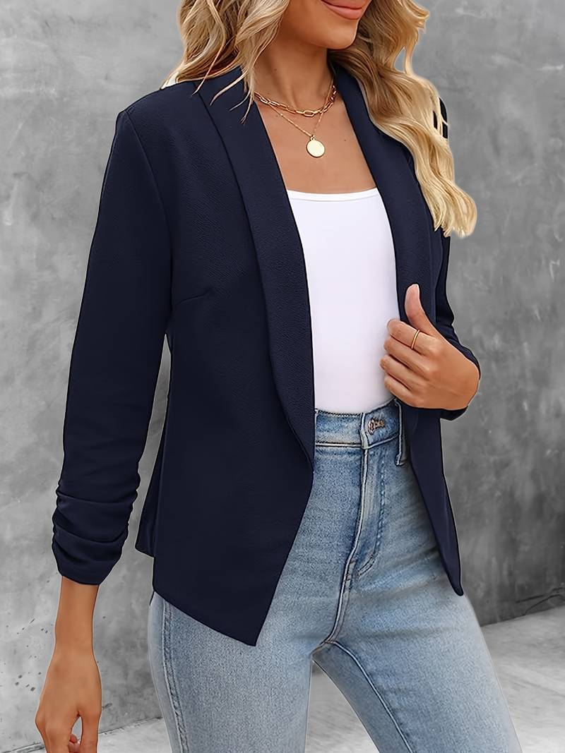 Ewelina | Klassieke blazer met open voorkant - Elegante jas met lange mouwen