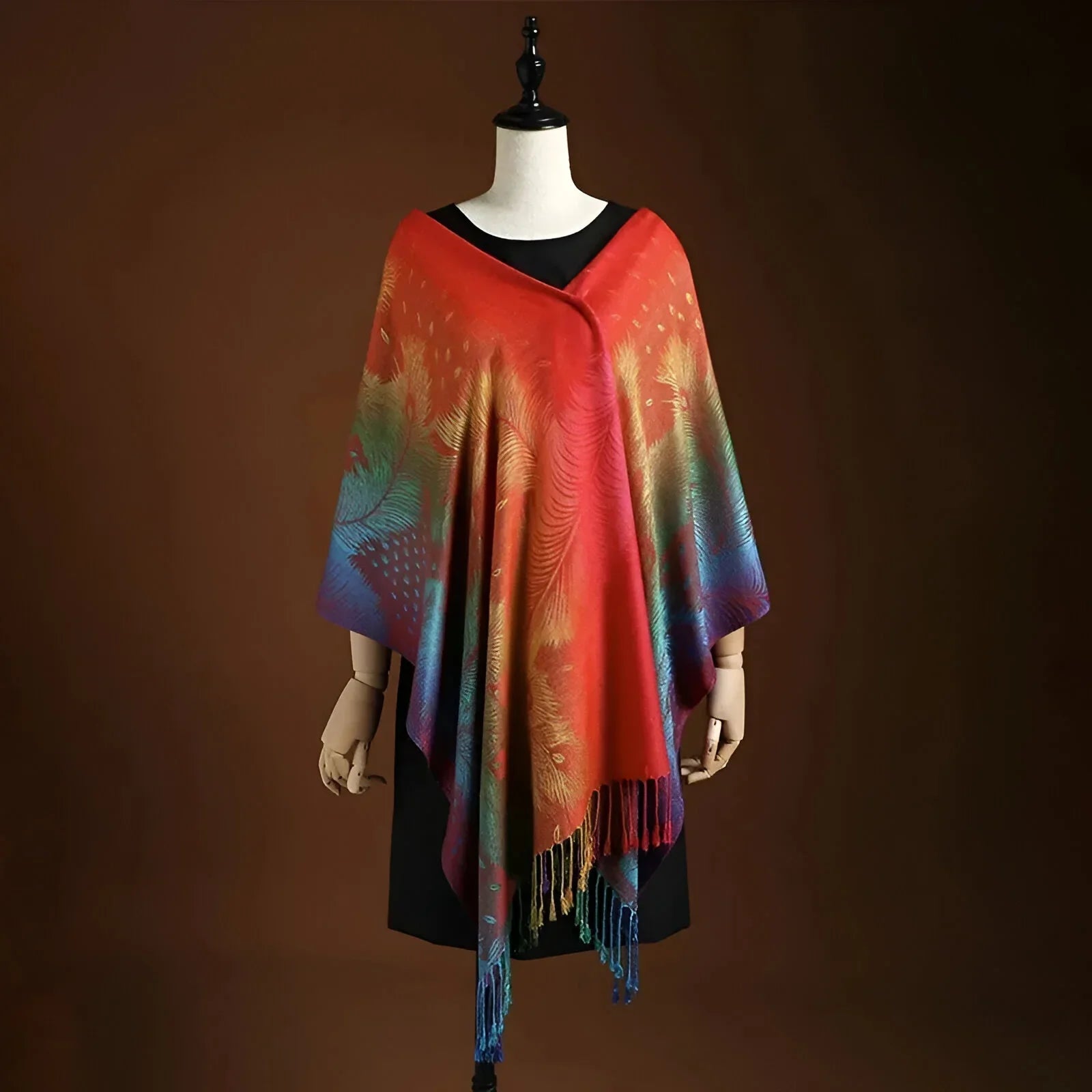 Zoryntha | Luxe zachte kleurrijke sjaal – gezellig, modieus, damesaccessoire voor winter en herfst