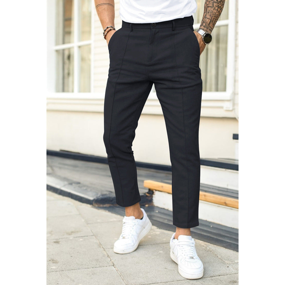 Caelric | Heren Slim-Fit Maatwerk Vrijetijdsbroek - Custom Casual Chinos