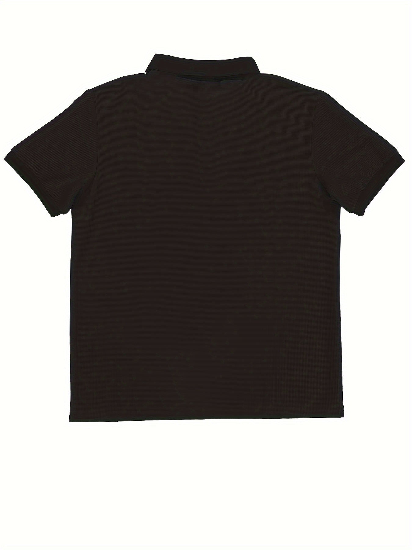 Wade | Wafel gebreid heren poloshirt - stijlvolle casual top
