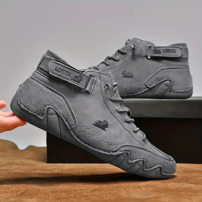 Bootrek | Heren Suède Enkellaars Sneakers – Stijlvolle Casual Boots met Slijtvaste Antislip Zool