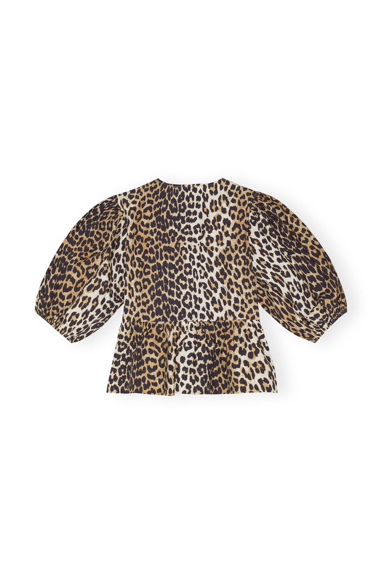 Berynth | Damesblouse met pofmouwen en striksluiting - Elegante top
