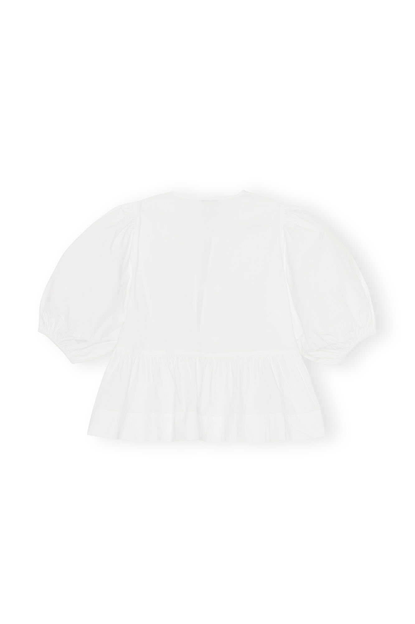 Berynth | Damesblouse met pofmouwen en striksluiting - Elegante top
