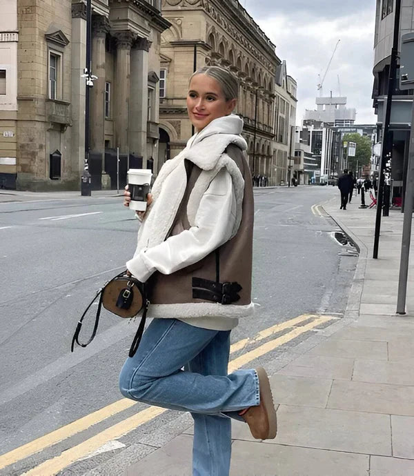 Elarie | Herfstvest voor dames – zacht, warm en stijlvol