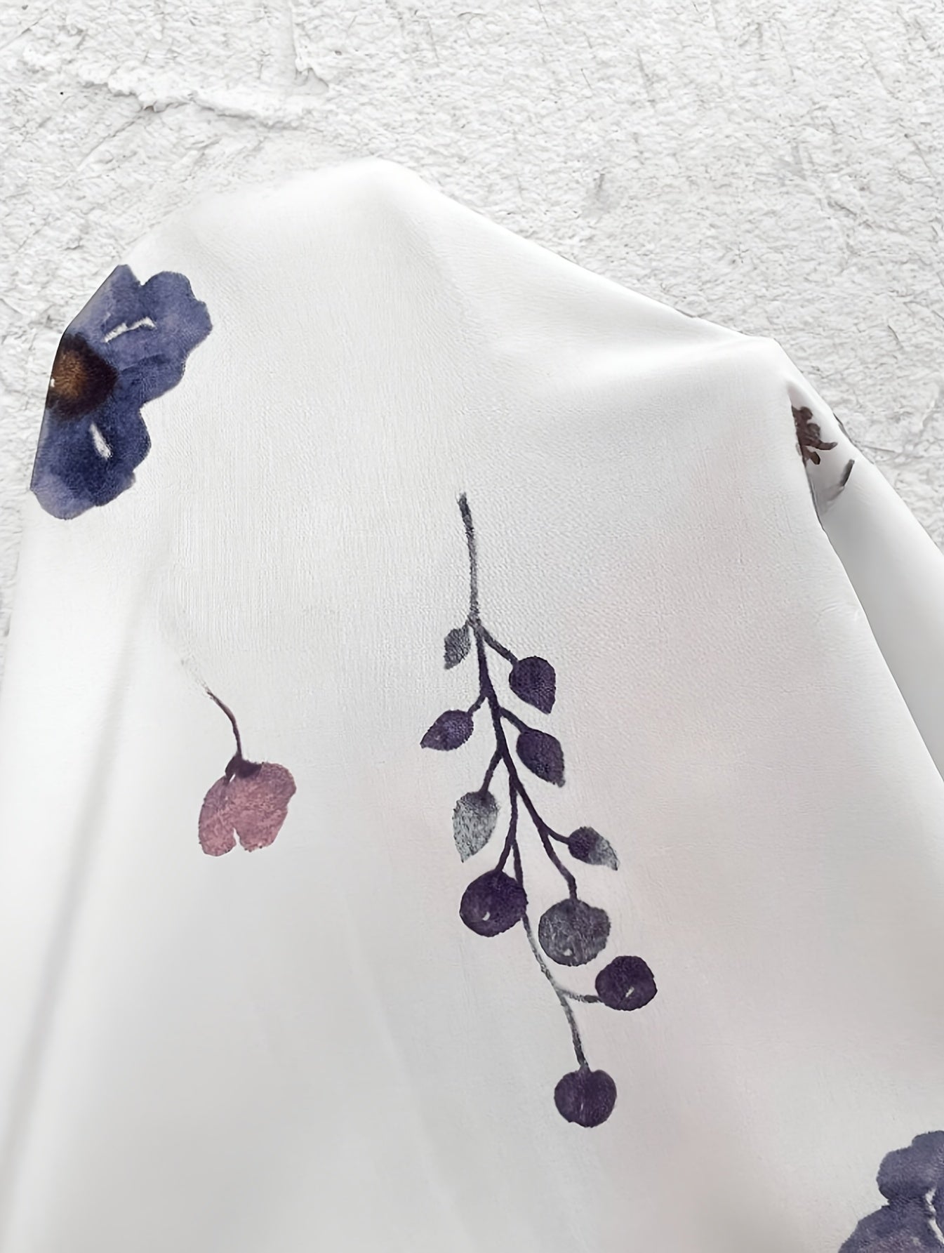 Atarah | Elegante overhemdjurk met bloemenprint - Lange mouwen, casual en chic