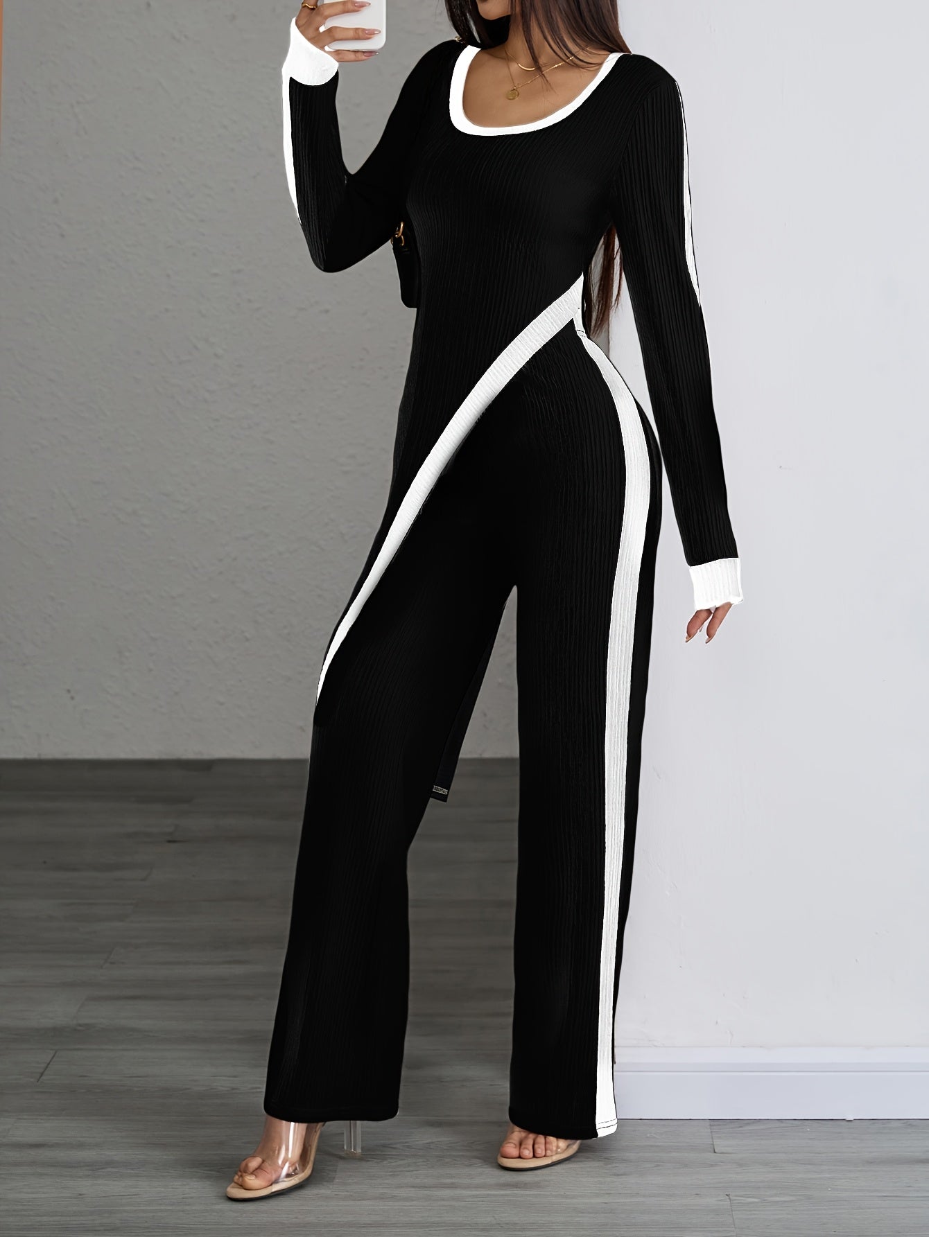 Irelia | Damescollectie met lange mouwen en wijde broek - elegante lente outfit
