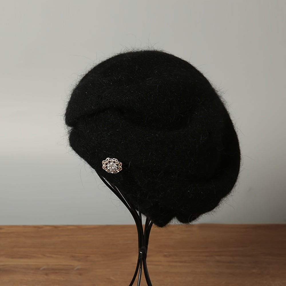 Emina | Damesmuts van wolmix – Warme gebreide wintermuts