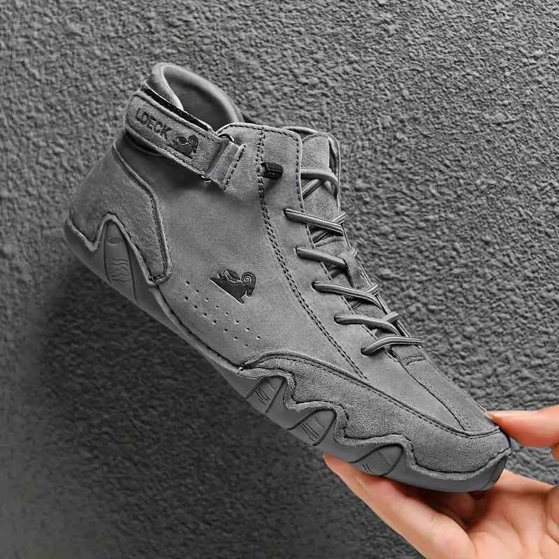 Bootrek | Heren Suède Enkellaars Sneakers – Stijlvolle Casual Boots met Slijtvaste Antislip Zool
