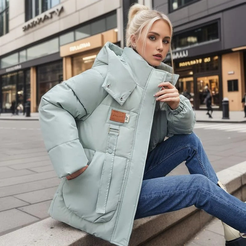 Delwyn | Stormproof pufferjas – Winddichte, waterdichte winterjas met capuchon en isolatie