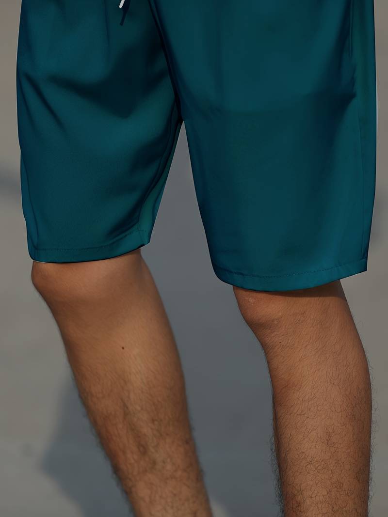 Gyorgy | Mannen Ademende Casual Trekkoord Shorts - Lichtgewicht Zomer Shorts